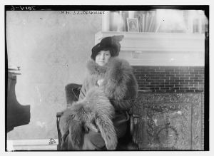 Blanca Errázuriz, fotografía entre los años 1910-1915.