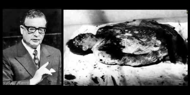 Allende acribillado