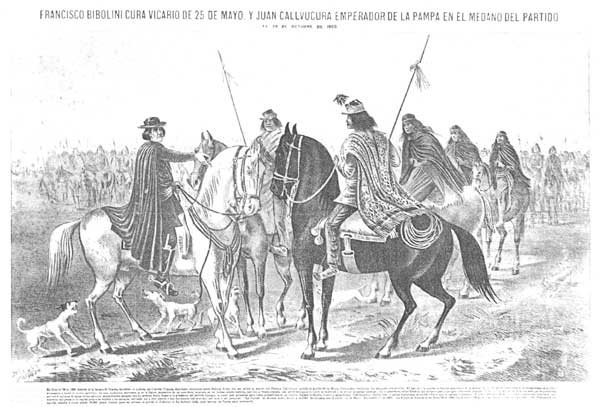 Francisco Bibolini y don Juan Calfucurá